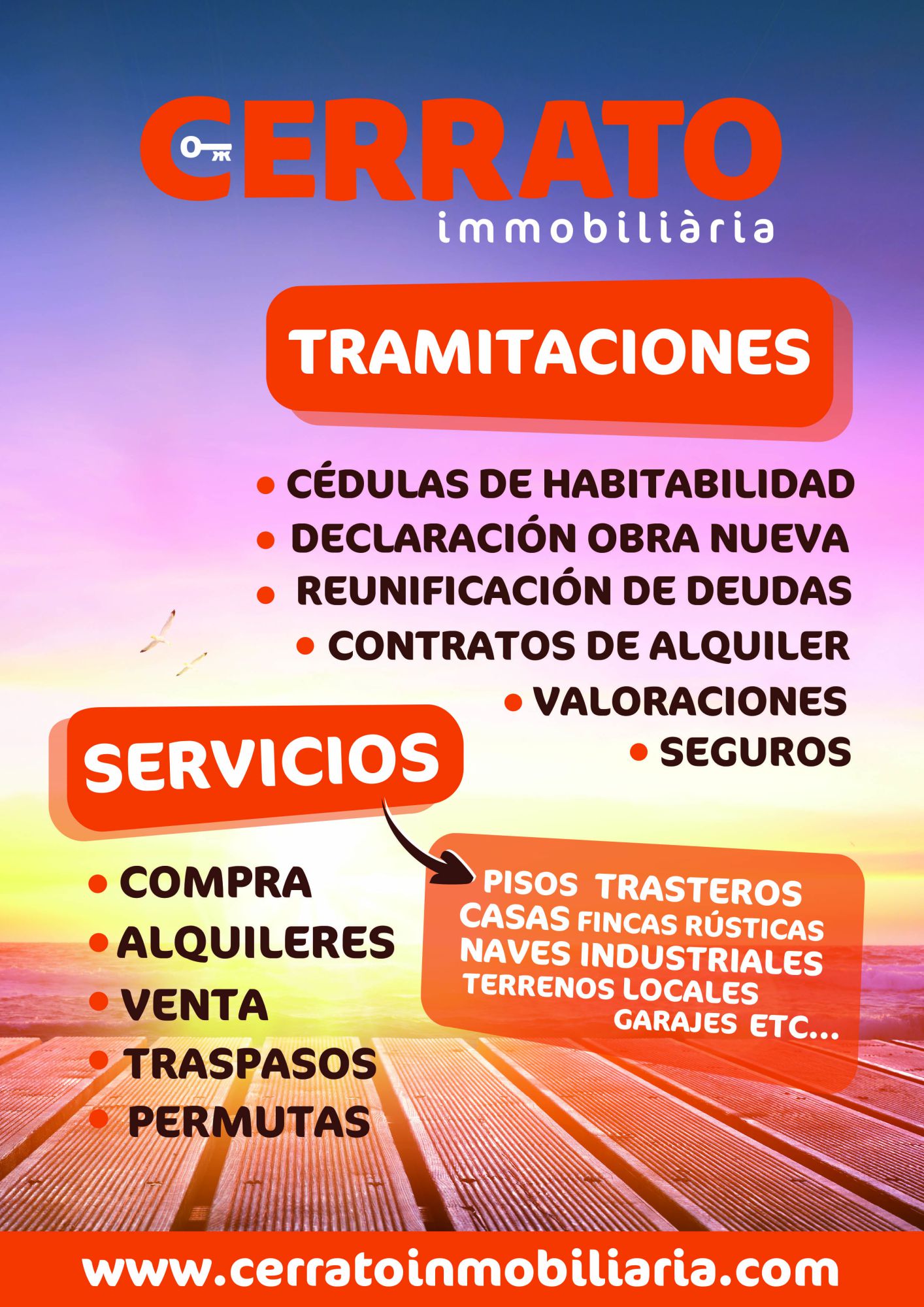 Contacta con nosotros o visítanos en nuestras oficinas . CERRATO INMOBILIARIA 2011 SL en Vendrell (El) Contacta con nosotros o visítanos en nuestras oficinas . CERRATO INMOBILIARIA 2011 SL en Vendrell (El)
